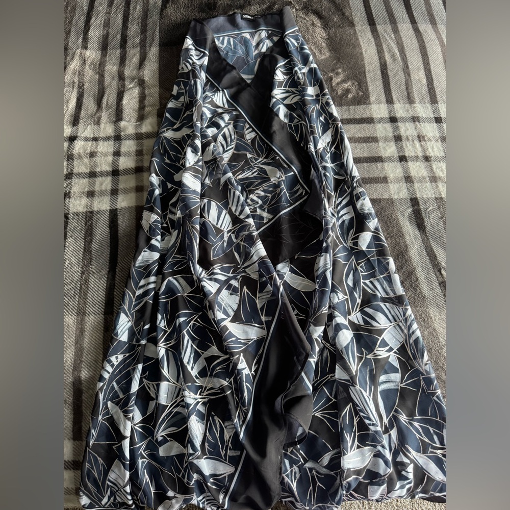 Miraclesuit Black and Gray Bathing Suit Cover Up